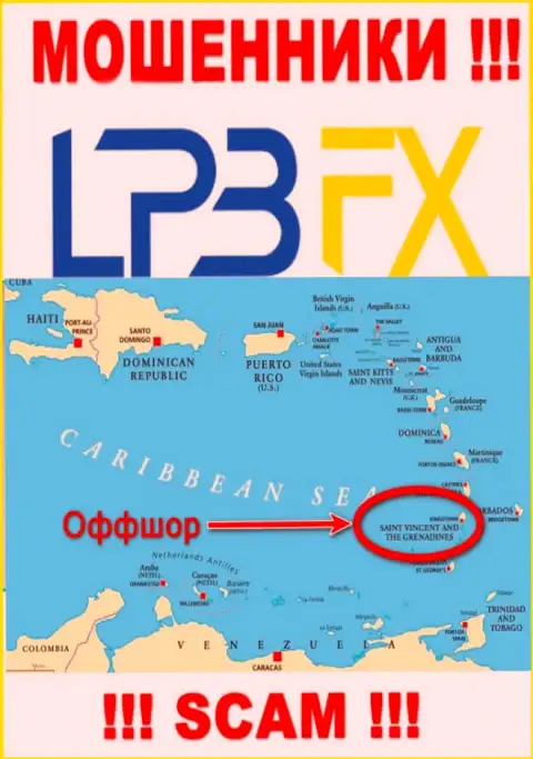 LPBFX Com безнаказанно надувают, так как находятся на территории - Saint Vincent and the Grenadines