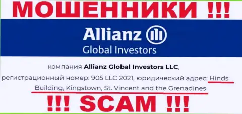 Оффшорное расположение Allianz Global Investors по адресу Hinds Building, Kingstown, St. Vincent and the Grenadines позволяет им безнаказанно сливать
