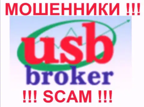 Лого лохотронной ФОРЕКС компании USBBroker Com