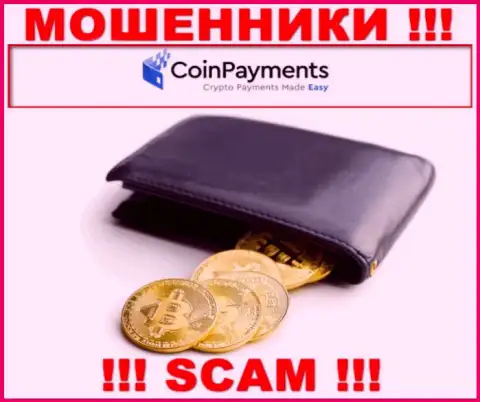 Будьте весьма внимательны, сфера работы Coin Payments, Крипто кошелек - это кидалово !!!