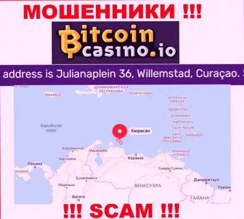 Будьте крайне осторожны - компания BitcoinCasino засела в офшорной зоне по адресу - Julianaplein 36, Willemstad, Curacao и накалывает доверчивых людей