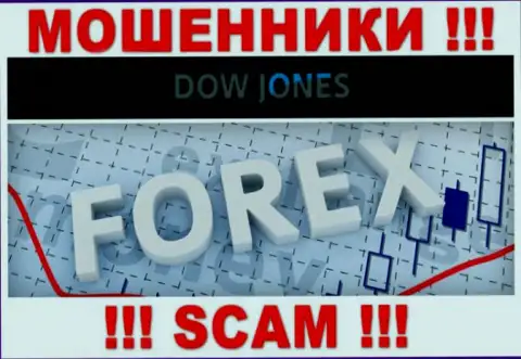 DowJonesMarket  говорят своим клиентам, что оказывают свои услуги в области Forex