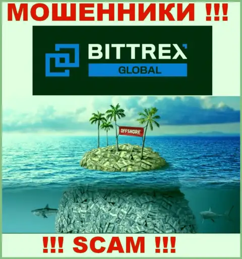 Bermuda Islands - вот здесь, в офшорной зоне, пустили корни интернет мошенники Bittrex Com