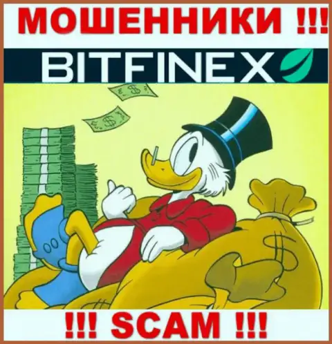 С конторой Bitfinex Com не сумеете заработать, затянут в свою организацию и сольют под ноль