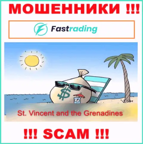 Офшорные интернет мошенники FasTrading Com скрываются вот тут - St. Vincent and the Grenadines