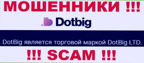 Dot Big - юр. лицо internet жуликов контора DotBig LTD