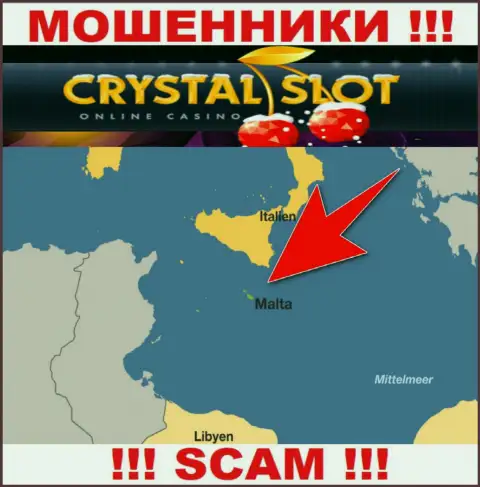 Malta - именно здесь, в офшорной зоне, пустили корни мошенники Crystal Investments Limited
