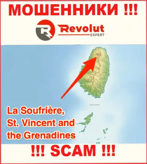 Компания Револют Эксперт - это мошенники, обосновались на территории St. Vincent and the Grenadines, а это офшорная зона