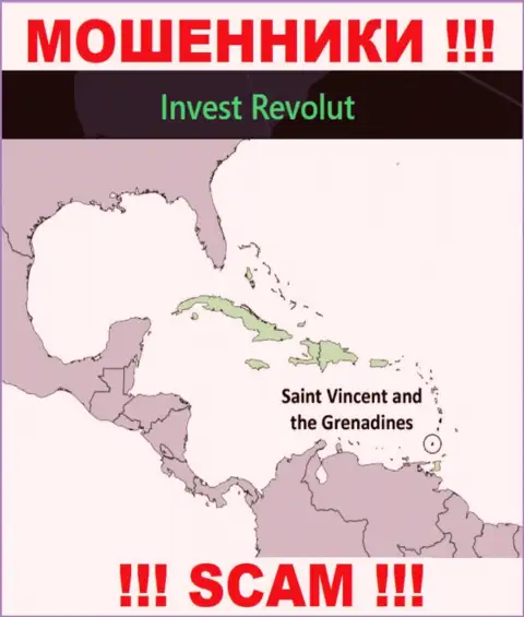 Invest Revolut расположились на территории - Kingstown, St Vincent and the Grenadines, остерегайтесь работы с ними