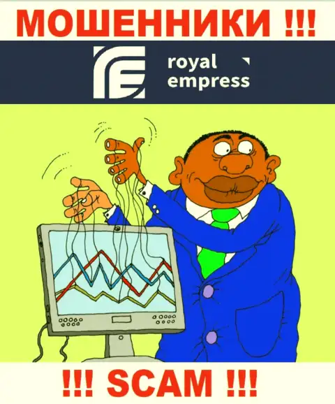В конторе Royal Empress пообещали провести прибыльную торговую сделку ? Помните - это РАЗВОД !
